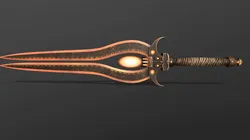 electro sword Free low-poly 3D model