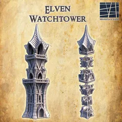Elven Watchtower - Tabletop Terrain - 28 MM