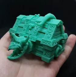 Fantasy Chest 3d print Free 3D print model