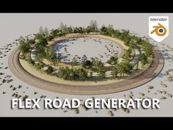 Flex Road Generator - Demo Free 3D model
