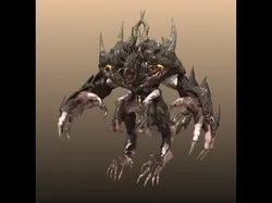 Four hands monster Free low-poly 3D model