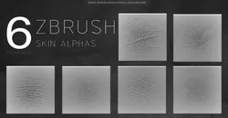 FREE ZBRUSH - CLOTH FOLD ALPHA PACK Free low-poly 3D model
