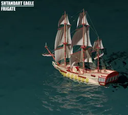 Fregate - Shtandart Eagle Free 3D model