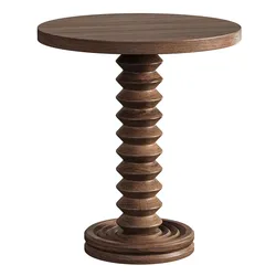 French Wood Side Table Free 3D model