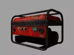 Generator portable Free low-poly 3D model