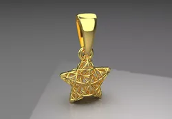 gold pendant gp0027 Free 3D print model