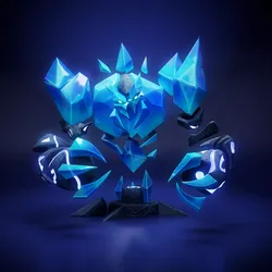 Icebronze - Golem Free low-poly 3D model