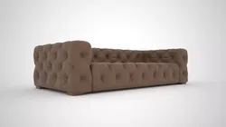 Leather Sofa Armchair 3D model Free 3D model