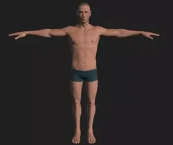 Male character Free 3D model