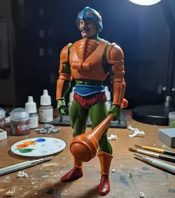 Man-at-Arms from the Original 1980 He-Man Cartoon Free 3D print model