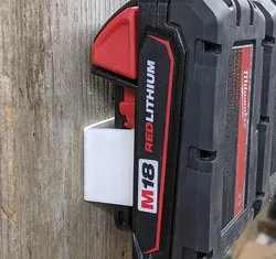 Milwaukee M18 Battery 1-4 Place Battery Non-Latching Holders Mount