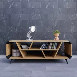Modern Bookcase - TV Stand Cabinet 3D Model Free 3D model
