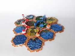 Modular 3D Catan Terrain System