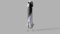 New Shepard model-Blue Origin Free 3D model