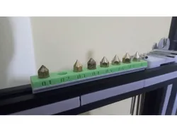 Nozzle holder with diameter display| Ender 3, CR10