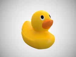 Rubber Duck Free low-poly 3D model