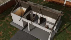 Rural Indian Small House Free low-poly 3D model