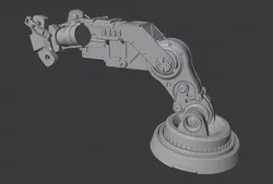 Sci-fi landing leg-1 Free 3D model