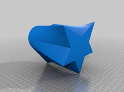 Star to Heart Lofted Vase