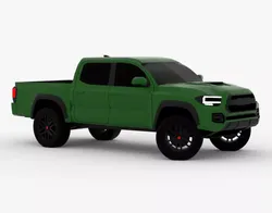 Toyota Tacoma TRD Free low-poly 3D model