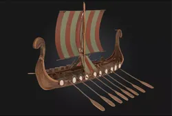 Viking Longship  The Icon of Norse Exploration and Conquest Free 3D model