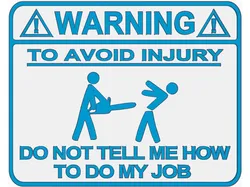 Warning Sign (Chainsaw Version)