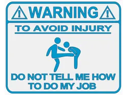 Warning Sign (Kicking Version)