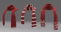 wool scarf Free 3D model