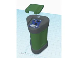 18650 battery holder with micro charger (REMIX)