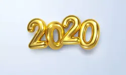 2020 New year decoration  I  PBR Model Free low-poly 3D model