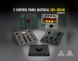 5 Control Panel Material  Texture