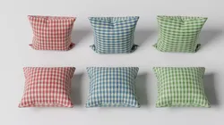 6 Pillows Pack Free 3D model