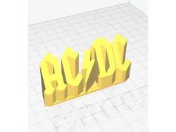 ACDC sign stand