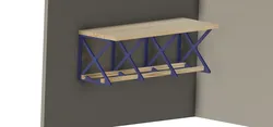Basic Spool shelf bracket