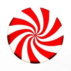 Candy Cane Christmas 03 Red Free 3D print model