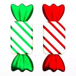 Candy Cane Christmas 05 Free 3D print model