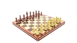 Chess chocolate set Free 3D model