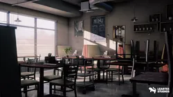 Coffee Shop Environment Free low-poly 3D model