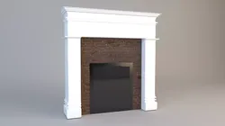 Fireplace brick Free 3D model