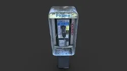 Graffiti Payphone Photogrammetry Scan