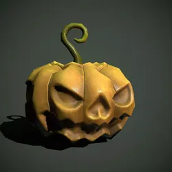 hellowen pumpkin Free low-poly 3D model