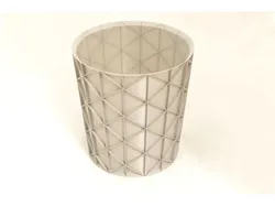 Isogrid Wastebasket