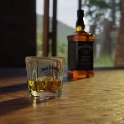 Jack Daniels Glass Free 3D model