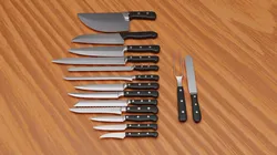 Kitchen Knife Collection Free 3D model