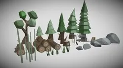 Lowpoly Asset Collection | little nature pack