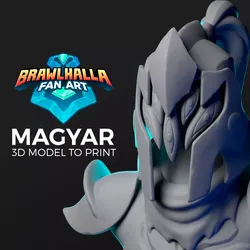 Magyar from Brawlhalla for 3D Printing Free 3D print model