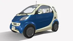 mini car low-poly