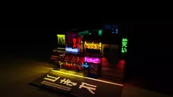 night tokyo Free low-poly 3D model