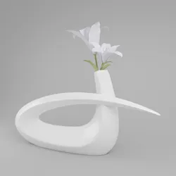 Omicron Decoration Vase Free low-poly 3D model