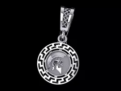 pendant warrior Free 3D print model